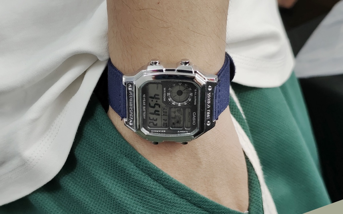 CASIOAK CASIO G-SHOCK MOD Серебряный Страж Синий Custom Watch — фото 2