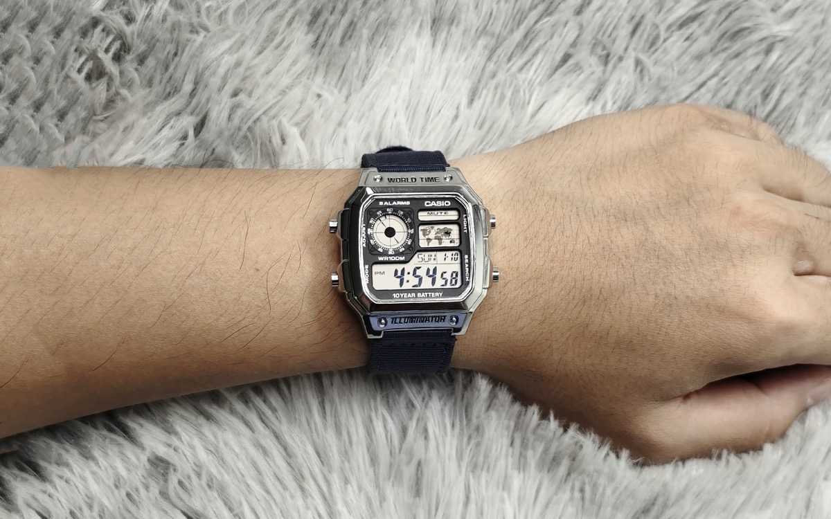 CASIOAK CASIO G-SHOCK MOD Серебряный Страж Синий Custom Watch — фото 3