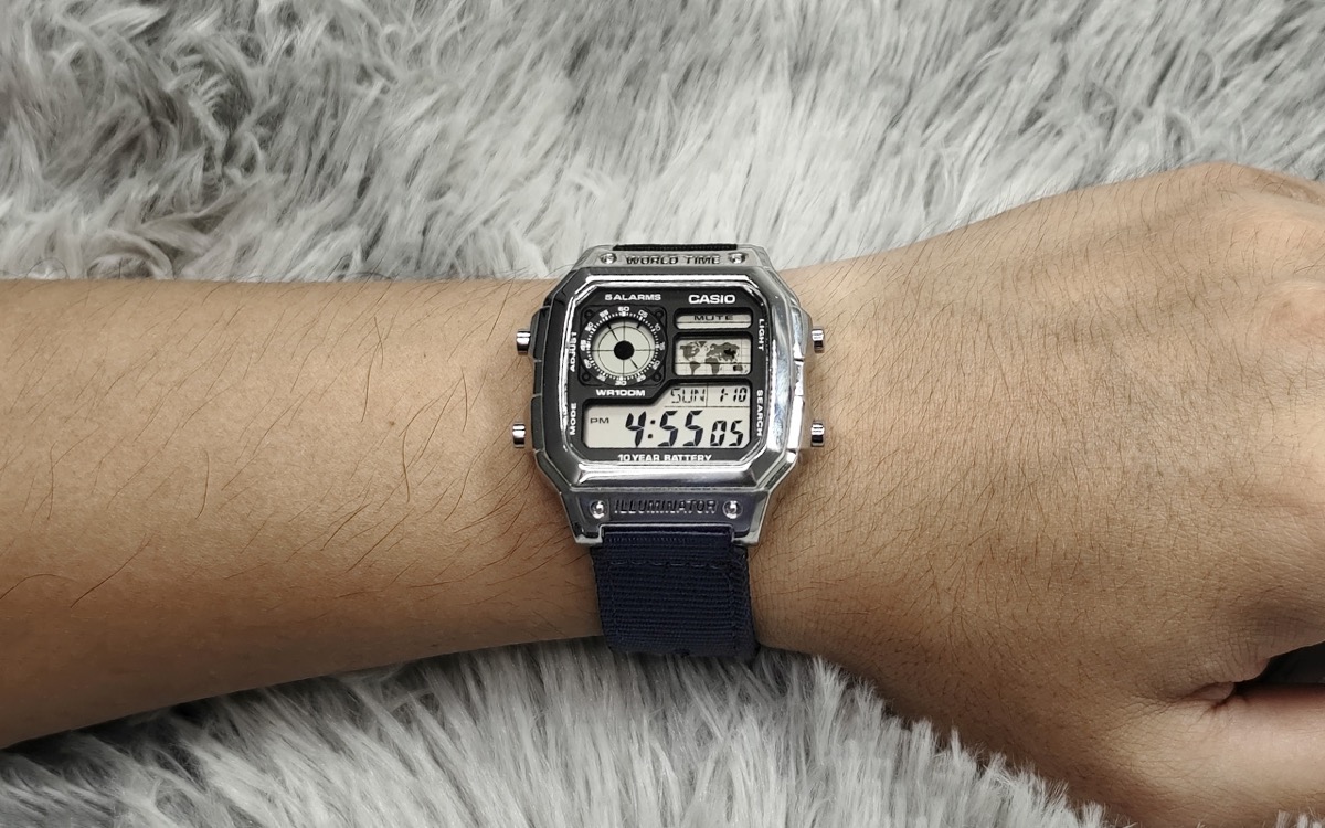 CASIOAK CASIO G-SHOCK MOD Серебряный Страж Синий Custom Watch — фото 4