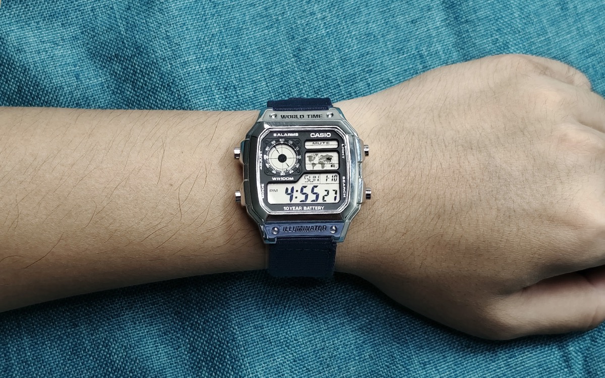 CASIOAK CASIO G-SHOCK MOD Серебряный Страж Синий Custom Watch — фото 5