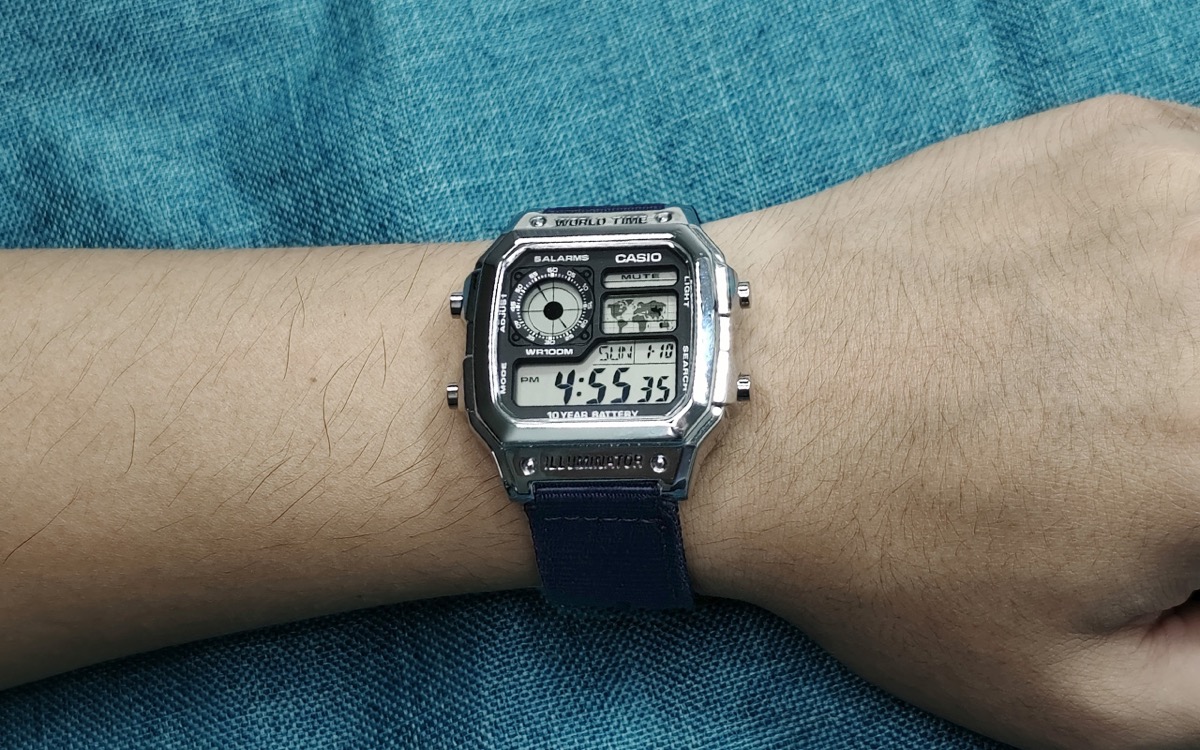 CASIOAK CASIO G-SHOCK MOD Серебряный Страж Синий Custom Watch — фото 6