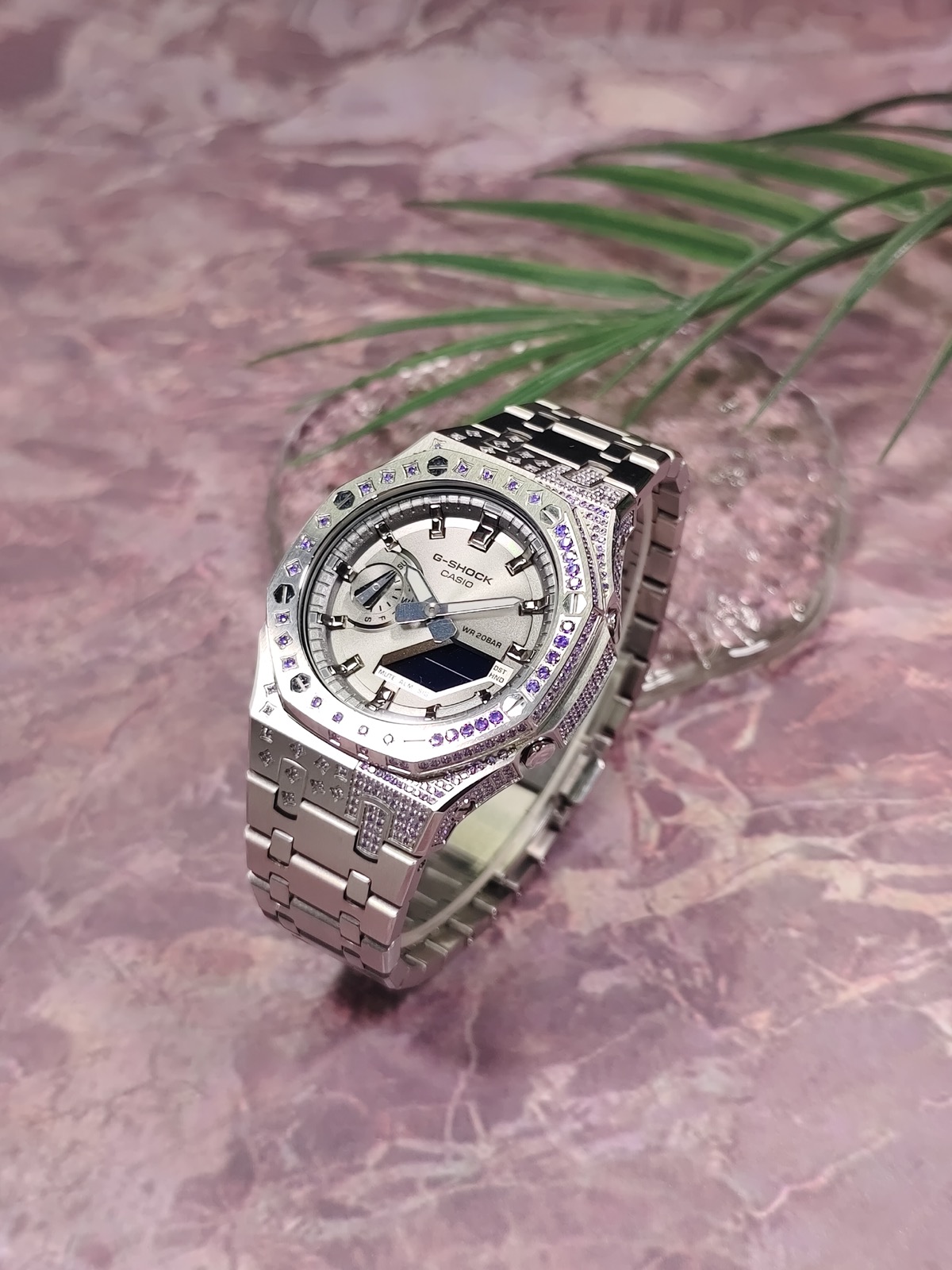 Кастомные часы Casio GA-2100SB — фото 1