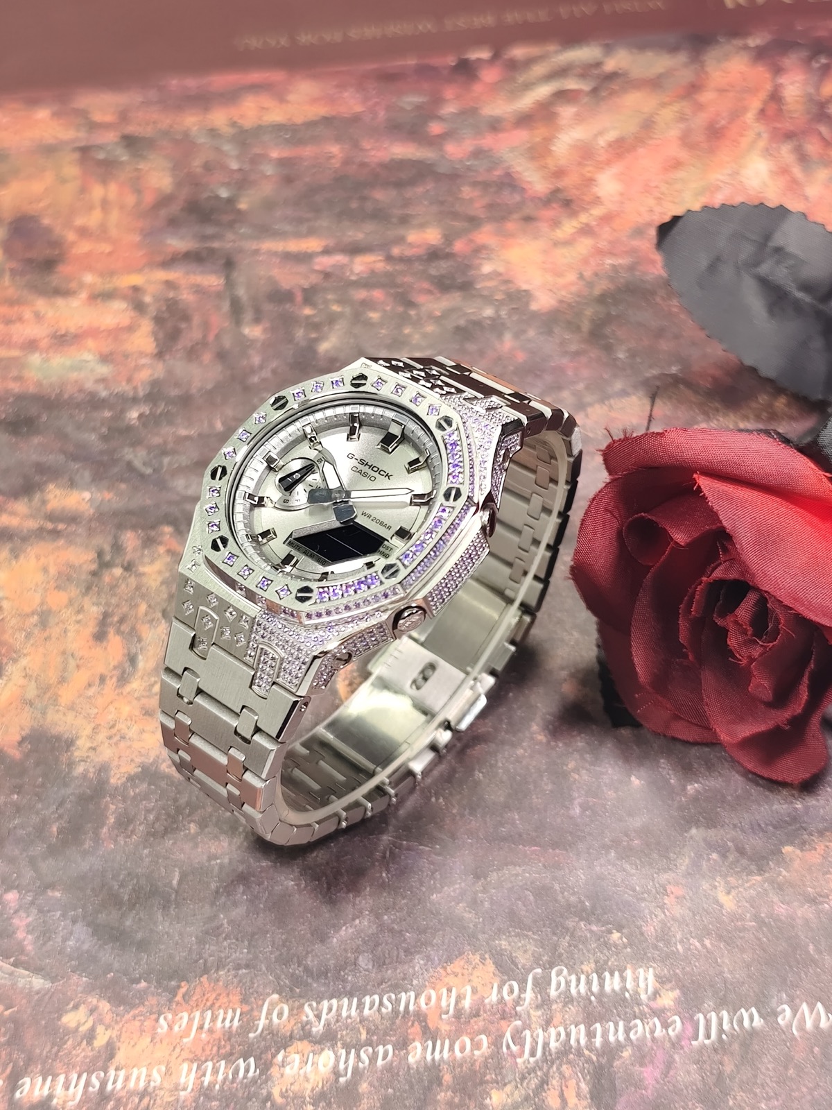 Кастомные часы Casio GA-2100SB — фото 3